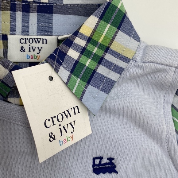 NWT Crown & Ivy Baby Shirt 6-9 Months - Picture 2 of 5